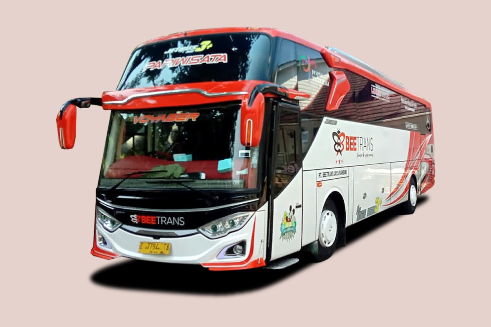 Big Bus Pariwisata Beetrans Jetbus 3+ SHD Kapasitas 50 Seats - Sewa Bus Pariwisata Beetrans